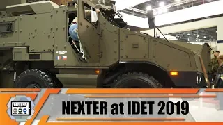 IDET 2019 Nexter Systems from France Titus 4x4 armored vehicle VBCI 2 Nerva LG UGV turret ammunition