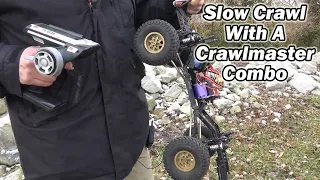 How Slow Does It GO? Crawlmaster Combo Trail Ride & Test - Holmes Hobbies