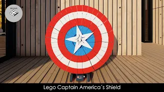 Lego Marvel Captain America's Shield 76262 done in Studio 2.0 | Speed Build