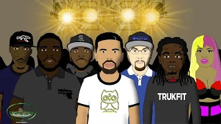 Eminem vs Drake - Rap Battle (LT Animated Cartoon)