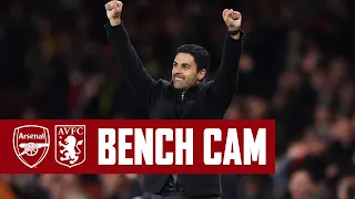 BENCH CAM | Arsenal vs Aston Villa (3-1) | Goals, reactions, celebrations, VAR & more