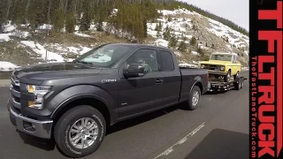 2015 Ford F-150 2.7L EcoBoost takes on the Grueling IKE Gauntlet Towing Test Review