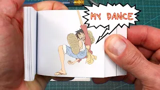 Luffy Funny Dance Flipbook - One Piece Animation