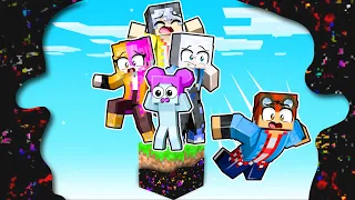 Trapped With PIBBY on SKYBLOCK in Minecraft!