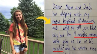 Dad finds goodbye letter from 16-year-old daughter – last line hits him like a punch in the stomach