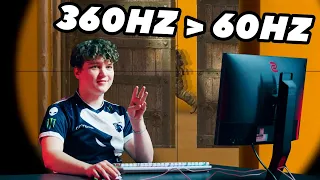 Can pros hit their shots with 60Hz? 🤔 ZOWIE x BLAST Hz Challenge