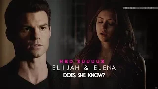 ● Elijah & Elena (ft.Hayley) || Does She Know ? [ HBD SUS ]