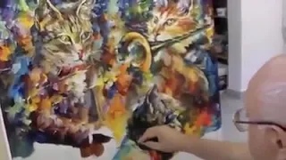 LOVELY JAMMING CATS