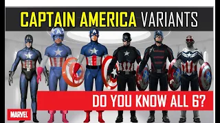 Get to know all 6 live-action CAPTAIN AMERICA | v1.1