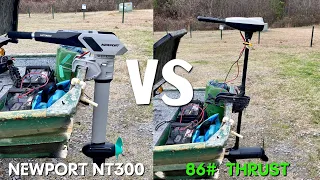 Electric Outboard VS Trolling Motor | NT300 Vs 86 Pound Thrust Trolling Motor