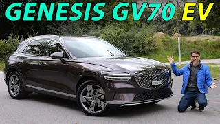 Genesis GV70 EV driving REVIEW - the fastest charging electrified mid-size SUV