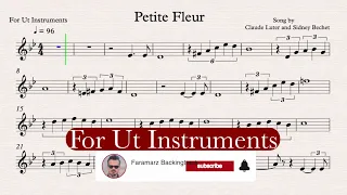 Petite Fleur - Sidney Bechet - Play along and Sheet music for Ut instruments