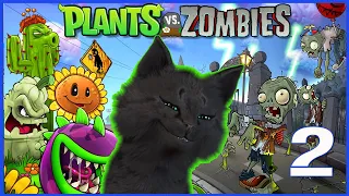 Супер Кот и Растения против зомби #2 🐱 Plants vs Zombies