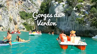 [4K]🇫🇷 Gorges du Verdon,The most beloved picturesque river canyon in southern France💗 July 2023