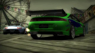 Need for Speed Most Wanted - Car Mods - The Fast & The Furious Edition Mitsubishi Eclipse Drag Race