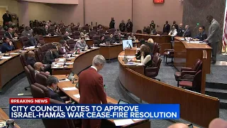 Chicago City Council passes resolution calling for Gaza cease-fire