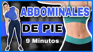 ABDOMINALES DE PIE para Reducir Cintura y Aplanar Abdomen EN 9 Minutos | NatyGlossGym