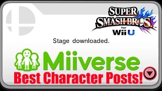 Miiverse Posts For Every Character! (Smash 4)