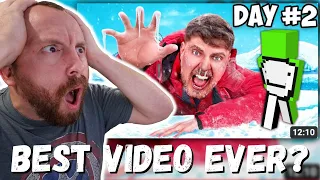 BEST VIDEO EVER? MrBeast I Survived 50 Hours In Antarctica (FIRST REACTION!) w/ Dream SMP