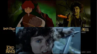 The Lord of the Rings side-by-side: Ralph Bakshi ('78)/Peter Jackson ('01-'03)/Timo Torikka (1993)