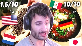 NymN reacts to Rating Breakfast Around The World