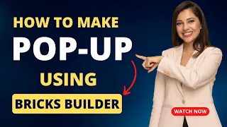 bricks builder tutorial - popup design with bricks builder