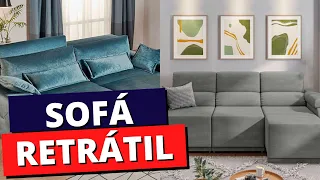 SOFÁ RETRÁTIL RECLINÁVEL: MODELOS LINDOS PARA INSPIRAR SUA DECORAÇÃO!