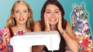 Women Try To Sew Their Own Clothes