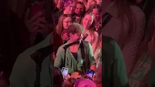 Joshua Bassett singing in the crowd. #JoshuaBassett #CommonSense #Detroit #SaintAndrewsHall