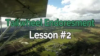 Tailwheel Training Endorsement: Flying Lesson # 2 | Citabria | Full Audio with ATC | YSCN