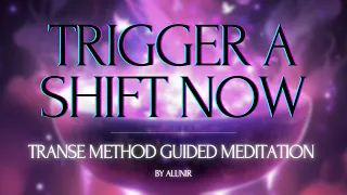 TRIGGER A SHIFT NOW ✨ NON VISUALISATION Transe Method Meditation (Dreamy Brown Noise & Teta Waves)