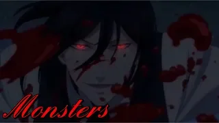 Black Butler - Monsters (Acoustic Version) - Ruelle AMV