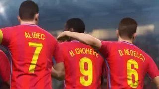 PES 2018 - FC Steaua Bucuresti vs Real Madrid CF - Gameplay (PS4 HD) [1080p60FPS]
