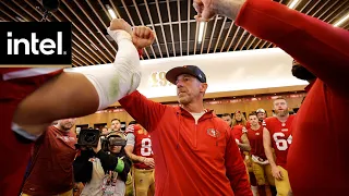 Go Inside the 49ers Locker Room Following Week 14 Win vs. Seahawks