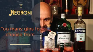 Negroni - Too many gins to choose from!