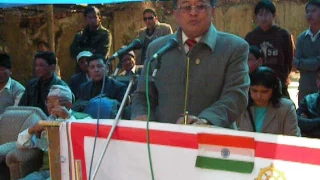 Shri Nar Bahadur Bhandari Speech, Jorthang Meeting, 09/01/2011