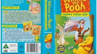 Opening of 'Winnie the Pooh - Happy Pooh Day and Cowboy Pooh' (1998, UK VHS)