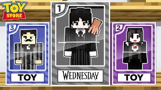 WEDNESDAY ADDAMS joins the ToyStore in Minecraft