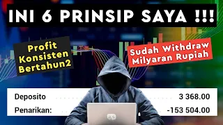 6 Prinsip Ini Berhasil Membuat Saya Profit Konsisten Dalam Trading Forex