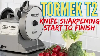 Tormek T2 Knife Sharpening Machine - How long does it take to sharpen a knife?