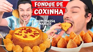 FONDUE DE COXINHA COM CHEDDAR E BACON - Vale a pena?