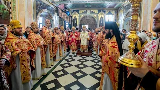 Неделя Жен-Мироносиц. Богослужение в Киево-Печерской Лавре.