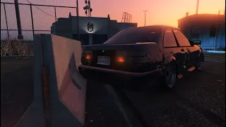 GTA V - TANDEM DRIFTING RUN MONTAGE AT THE DOCKS