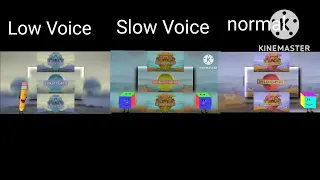 Ytpmv scan noggin flowers in Low voice vs Slow Voice vs normal