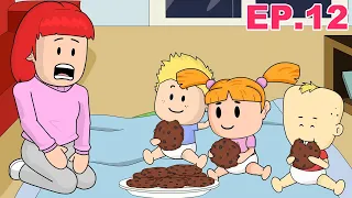 Baby Alan Cartoon "Scary Stories at the Sleepover" Season 1 Episode 12