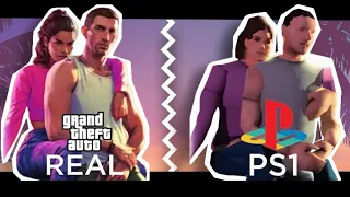 GTA 6 trailer with PS1 graphics | comparison