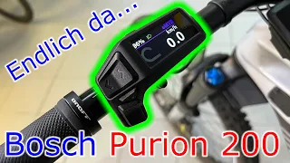 Bosch Purion 200 fürs eBike // einfach nur cool...