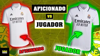 DIFERENCIA CAMISETA AFICIONADO VS CAMISETA JUGADOR | Futbolmania