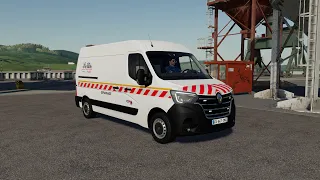 Renault Master 2020 - Farming Simulator 2019 - Test Drive [FS 19 LS 19 Car Vehicle Mod]