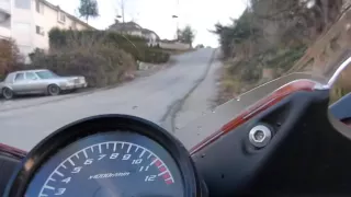 CBR125 0-top speed uphill